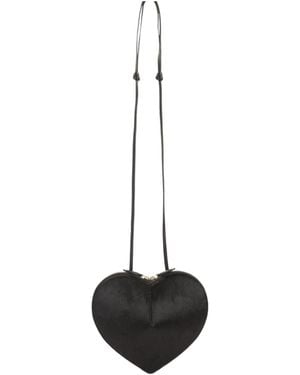 Alaïa Heart-Shaped Shoulder Bag - White