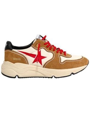 Golden Goose Running Sole Suede Trainers - Pink