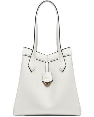 Fendi Leather Bag That Can Be Transformed - White