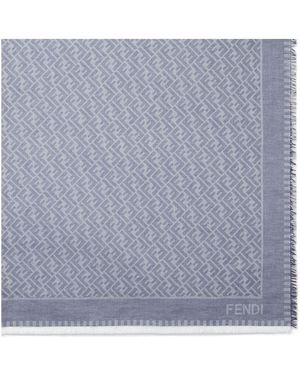 【関税＆送料込み】Fendi Ff Cotton Shawl Shawl Cotton Beige | Fendi