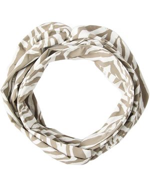 Brunello Cucinelli Zebra-Print Hair Band - Metallic