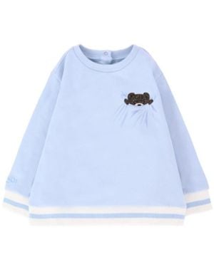 Fendi Graphic--Print Sweatshirt - Blue