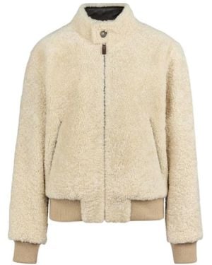 Tod's Bomber Jacket - Natural