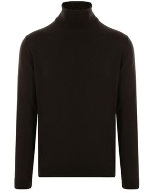 Roberto Collina Merino Turtleneck Knitwear - Black