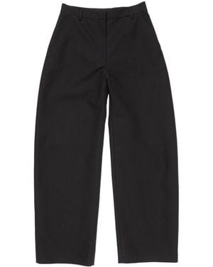 Acne Studios Pleated Wide-Leg Pants - Black