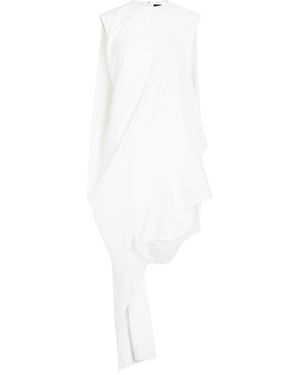 Jacquemus Paneled Lace Dress - White