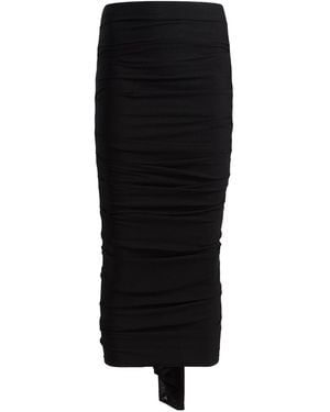 KHAITE Aura Skirt - Black
