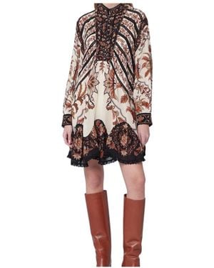 FARM Rio Majestic Garden Mini Dress - White