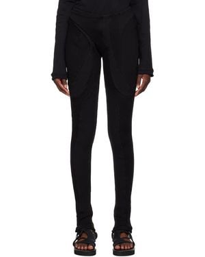 OTTOLINGER Deconstructed Trousers - Black