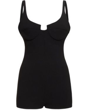 Magda Butrym Shoulder Strap Jumpsuit - Black