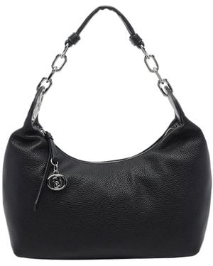 Liu Jo Chain Hobo Shoulder Bag - Black