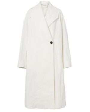 Rohe Long-Sleeved Trench Coat - White