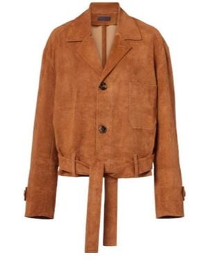 Stouls Alfi Suede Jacket - Brown