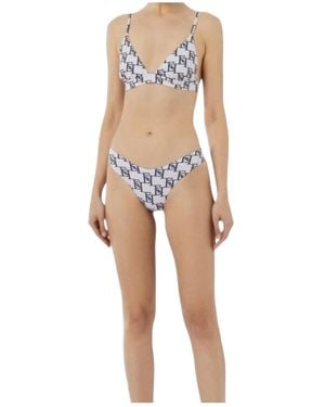 Elisabetta Franchi Printed Bikini - White