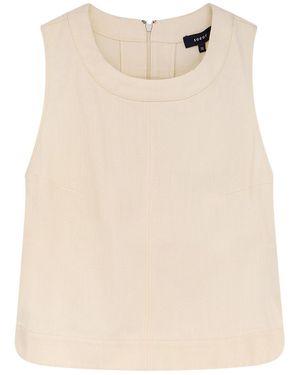 Soeur Pampa Sleeveless Boxy Top - Natural