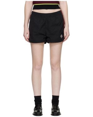 CASABLANCA Monogram Shorts - Black