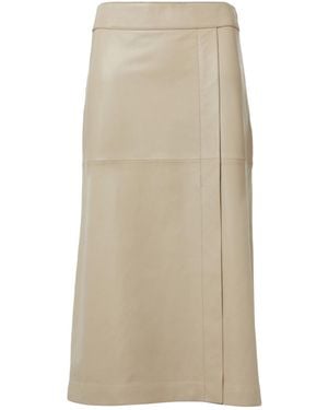 JOSEPH Midi Skirt - Natural