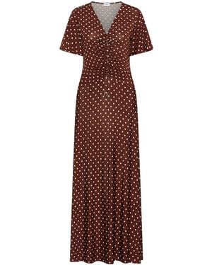 Marella Long Jersey Dress - Purple