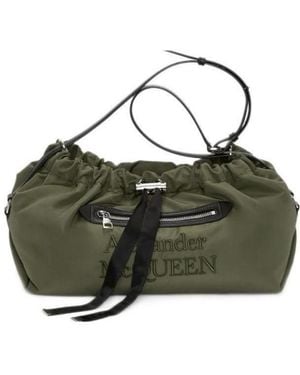 McQueen The Bundle Shoulder Bag - Green