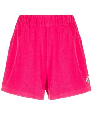 Moncler Terrycloth Shorts - Pink