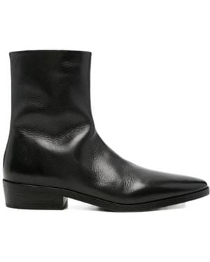 Marsèll Round-Toe Short Boots - Black