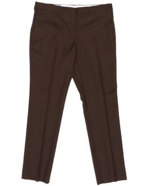 Burberry Straight-Leg Chino Pants - Brown