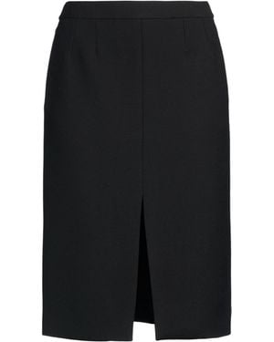 Dolce & Gabbana Minimalist Wool Pencil Skirt - Black
