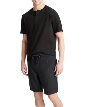 Vince Chambray Tailored Shorts - Black