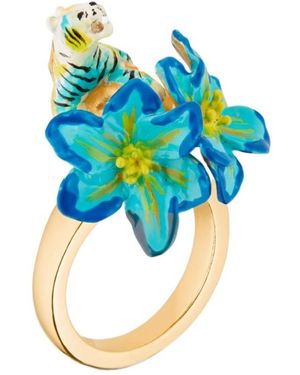 Dior Toile De Jouy Voyage Ring - Blue