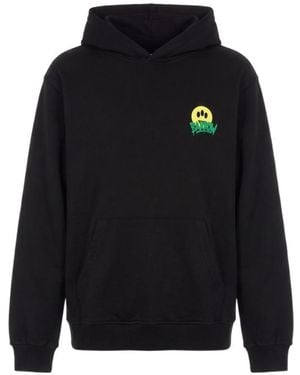 Barrow Printed Hooded Sweatshirt - Blue