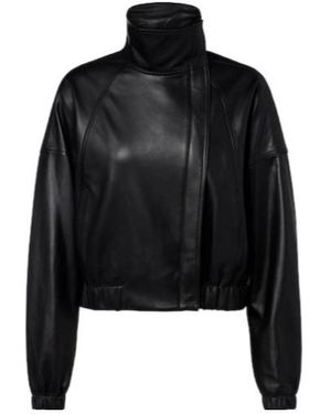 Vince Leather Jacket - Black