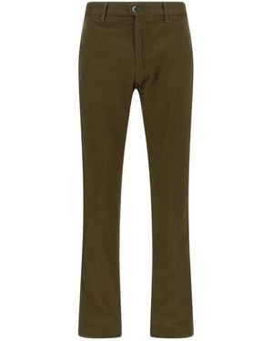 Incotex Straight-Leg Casual Pants - Green