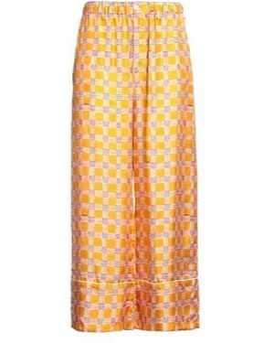 Marni Checked Casual Trousers - Metallic