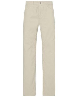 The Row Carlyl Corduroy Trousers - Natural