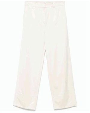 TOTEME Twisted-Seam Pants - White