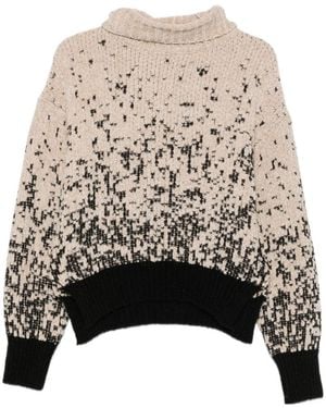 Alysi Turtleneck Jumper - Black