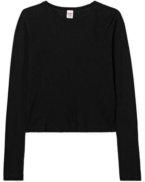 RE/DONE 90S Baby Long-Sleeve Sweater - Black