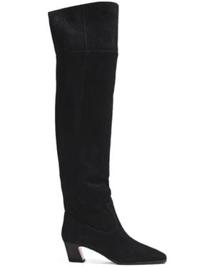 Aquazzura 45Mm Suede Boots - Black