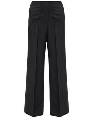 Givenchy Straight Leg Mid-Rise Trousers - Black