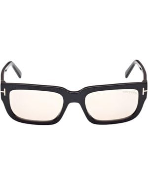 Tom Ford Eyewear Rectangular Frame Sunglasses - White