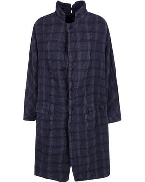 Daniela Gregis 'Papavero Briciole' Washed Coat - Blue