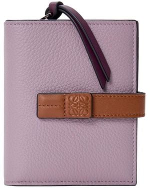 Loewe Compact Zip Wallet - Purple