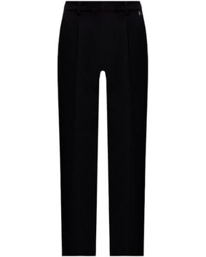 Twinset Pleated-Detail Casual Pants - Black