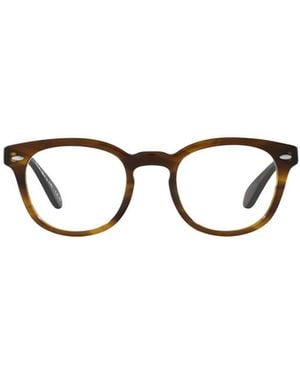 Oliver Peoples Sheldrake Square Frame Glasses - White