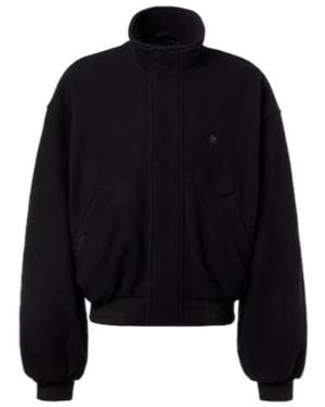 Balenciaga Wool Blouson Jacket - Black
