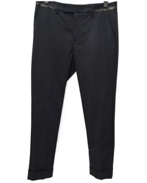 Gucci Belt-Loop Casual Trousers - Blue