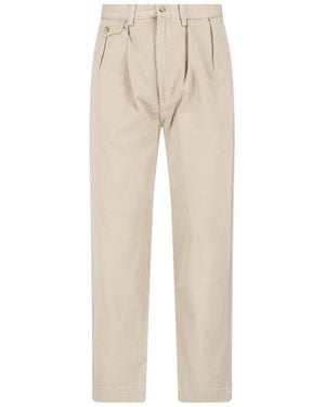 Polo Ralph Lauren Casual Trousers With Belt Loops - Natural