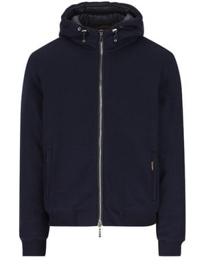Moorer Hooded Jacket - Blue