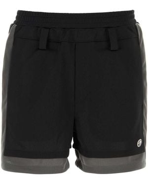 Ambush Logo-Appliqué Track Shorts - Black