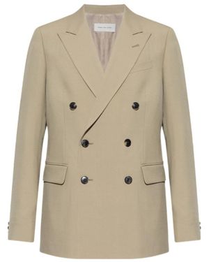 Dries Van Noten Barry Double-Breasted Blazer - Natural